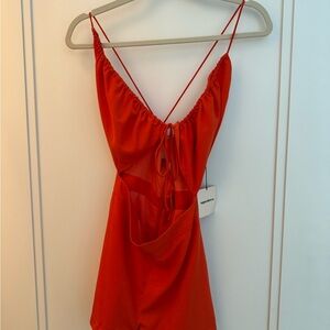 NWT Superdown Red Romper